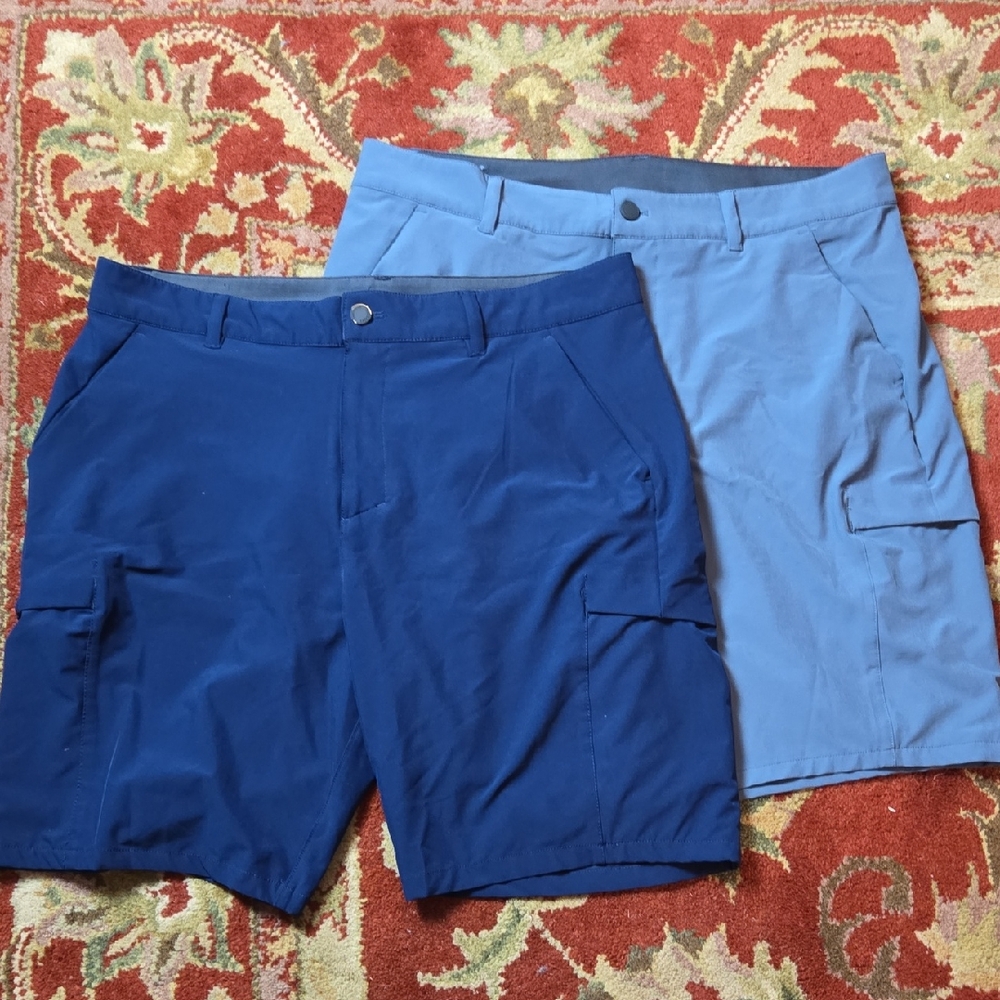 2 32 Degree Cool Men's Blue Cargo Shorts